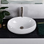 Раковина накладная BelBagno BB1085 48x34x15 белый - фото 4