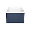 Тумба под раковину La Fenice Terra FNC-01-TER-BG-60 Blu Grigio синий матовый - фото 1