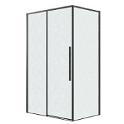 Душевой уголок Grossman Galaxy 120.K33.01.1180.21.02 109-110x79-80x195 шиншилла/черный матовый