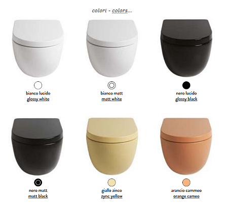 Чаша для унитаза подвесного ArtCeram Jazz JZV001 01;00 белый глянцевый