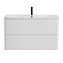 Тумба с раковиной BelBagno Albano ALBANO-1200-2C-SO-BL 120 подвесная, Bianco Lucido