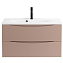 Тумба под раковину BelBagno Marino MARINO-800-2C-SO-CL-P 80 capucino lucido - фото 1