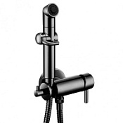 Гигиенический душ со смесителем Lemark Solo LM7166BL черный