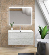 Мебель для ванной BelBagno Albano ALBANO-1200-2C-SO-CVG 120 подвесная, Cemento Verona Grigio