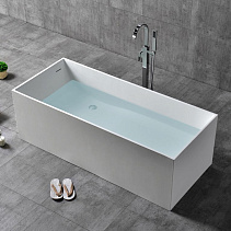 Ванна из искусственного камня ABBER Stein AS9642-1.8 180x76 белый матовый Ванна из искусственного камня ABBER Stein AS9642-1.8 180x76 белый матовый