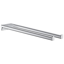 Полотенцедержатель Hansgrohe AddStoris 41770000 двойной, хром