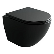 Унитаз подвесной Ceramica Nova Metropol CN4002TMB черный матовый