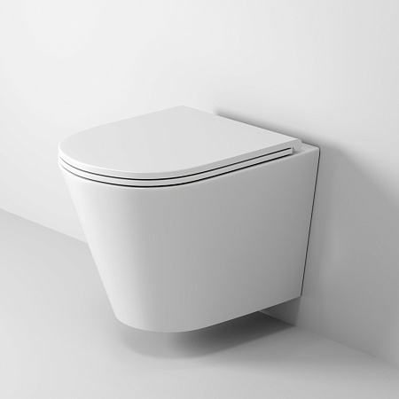 Унитаз подвесной Grossman Торнадо GR-4478SQ безободковый, белый