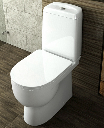 Унитаз-компакт Sanita Luxe Best D с крышкой-сиденьем