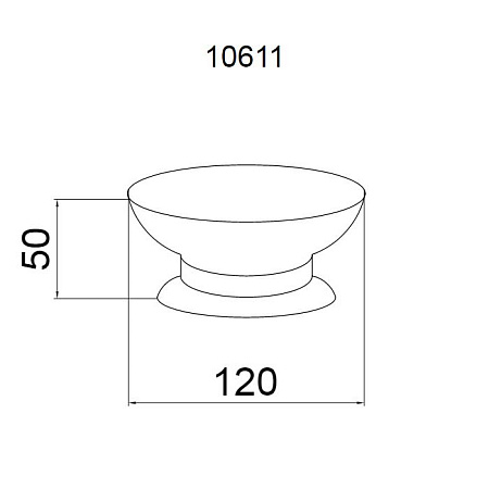 Мыльница Boheme Medici 10611 настольная, бронза