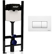 Система инсталляции с кнопкой смыва Valsir KIT P1 WM VS0853202 белый матовый
