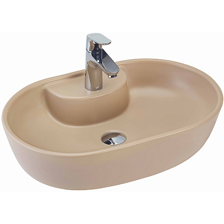 Раковина на столешницу beWash Bogen 88611173 60x39,5x13,5 латте