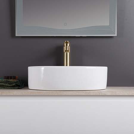 Раковина накладная BelBagno BB1049 35x49x14 белый