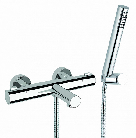 Смеситель Remer Elegance EQ02 для ванны с душем, хром