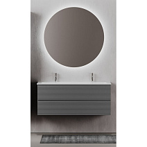 Мебель для ванной Sancos Folk 120 FL120GS два смесителя, Grey soft