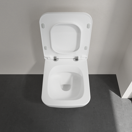 Унитаз подвесной Villeroy & Boch Venticello Plus 4611RLR1 белый альпин CeramicPlus