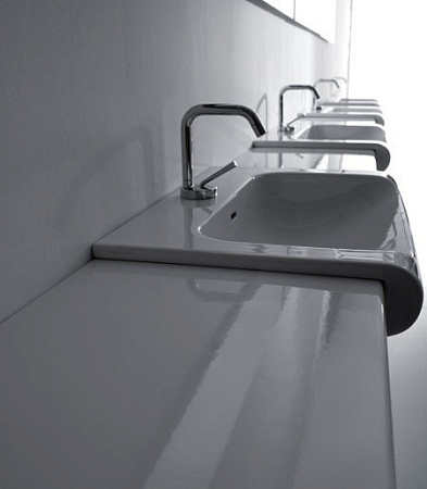 Столешница Kerasan Inka 341701 32 белый глянец