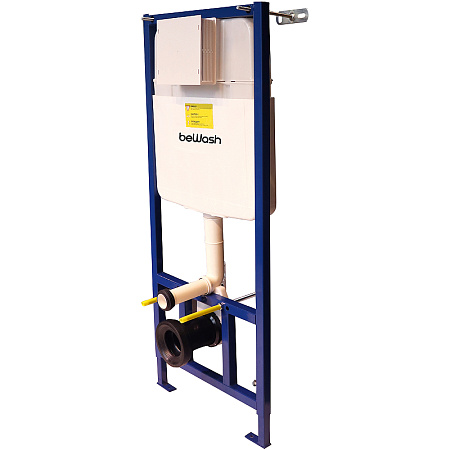 Инсталляция с кнопкой смыва beWash Neox BW74+P04SC хром глянцевый