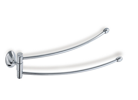 Полотенцедержатель Stil Haus Zefiro ZE16(08) двойной поворотный хром
