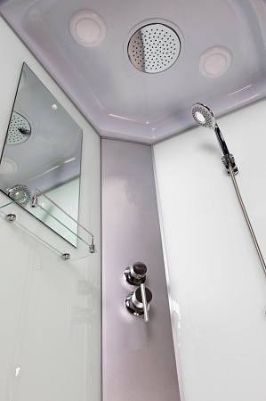 Душевая кабина Niagara Classic NG-2307-14 80x80x215 стекло матовое/профиль серебро