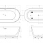 Акриловая ванна BelBagno BB413-1700-800 170x80 белый - фото 3