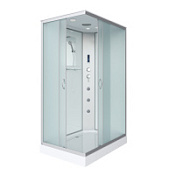 Душевая кабина Niagara Classic NG-43285-14QF 120x80x215 стекло матовое/профиль серебро