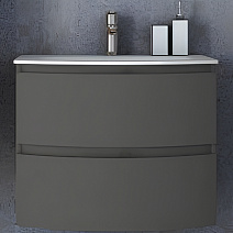 Тумба с раковиной Cezares Vague 54905 69 grigio talpa opaco