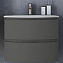 Тумба с раковиной Cezares Vague 54905 69 grigio talpa opaco