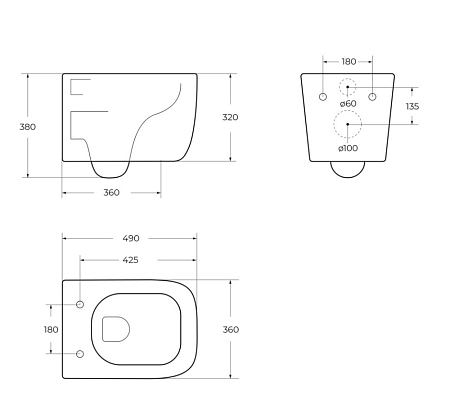 Унитаз подвесной BelBagno Soft BB084CH-TOR смыв TORNADO