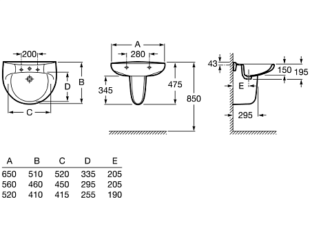 Полупьедестал для раковины Roca Victoria 33739200Y