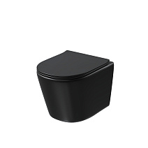 Унитаз подвесной Grossman Торнадо GR-4477BMSQ черный матовый Унитаз подвесной Grossman Торнадо GR-4477BMSQ черный матовый