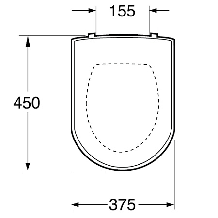 Крышка-сиденье Gustavsberg Artic черная