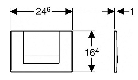 Кнопка смыва Geberit Tango 115.760.11.1 белая