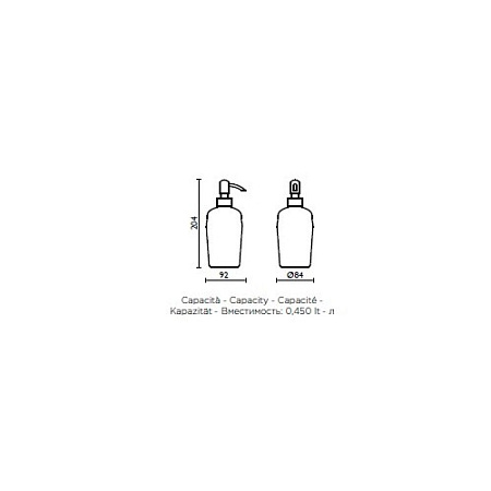 Дозатор Bagno & Associati Operetta ON72892 BR