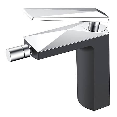 Смеситель Boheme Venturo 376-B для биде, черный/хром