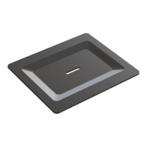 Мыльница Boheme Space 10966-GM-SOAP для полки, оружейная сталь