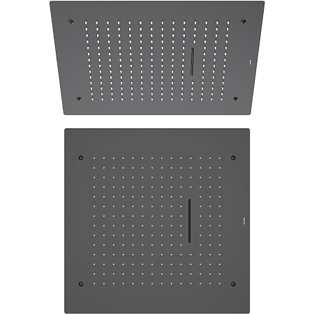 Верхний душ Aquatek 2 jet AQ2082MB черный матовый