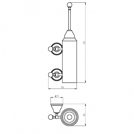 Ершик Migliore Provance 17658 хром