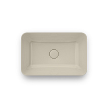 Раковина Kerama Marazzi Plaza PLR.wb.55\SAN 55х36 без отверстия под смеситель, песочный Раковина Kerama Marazzi Plaza PLR.wb.55\SAN 55х36 без отверстия под смеситель, песочный