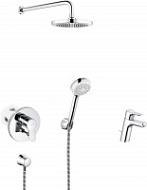 Душевой комплект Kludi Pure&Easy 376300565 хром