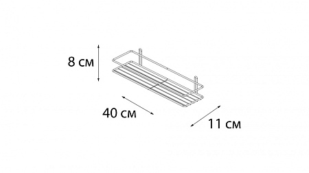 Полка Fixsen FX-730W-1 белый