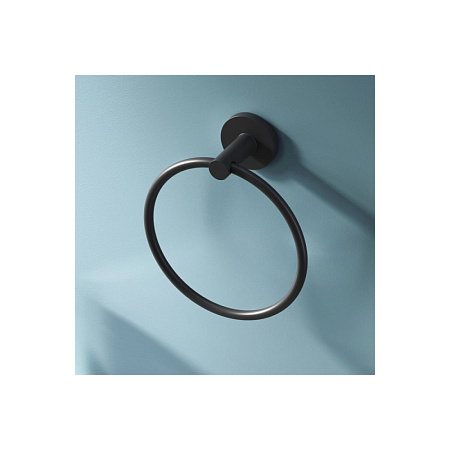 Полотенцедержатель Am.Pm X-Joy A85A34422 кольцо, черный