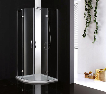 Душевой уголок Cezares Bergamo-R-2-90-Arco-C-Cr