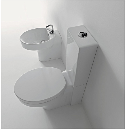 Биде напольное Kerasan Cento 3520bi*1 овальное