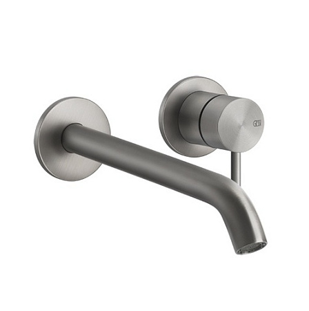 Смеситель Gessi Flessa 54086.239 для раковины, шлифованная сталь
