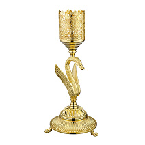 Подсвечник одинарный Migliore Luxor 26151 золото