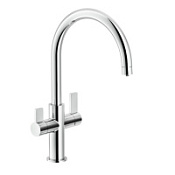 Смеситель Nobili Flag FL96824/3VCR для кухонной мойки, с подключением к фильтру, хром