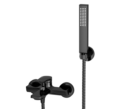 Смеситель WasserKRAFT Glan 6601 для ванны с душем, черный