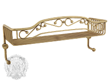 Полка-решетка Migliore Complementi 22024 с двумя крючками