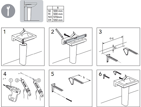 Пьедестал для раковины Gustavsberg ARTic 1149200100